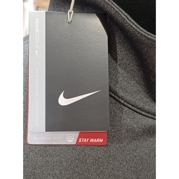 Nike Golf Women's Dark Gray Therma Fit 1/4 Zip NEW Pullover Size XL Side Pockets - Picture 6 of 11